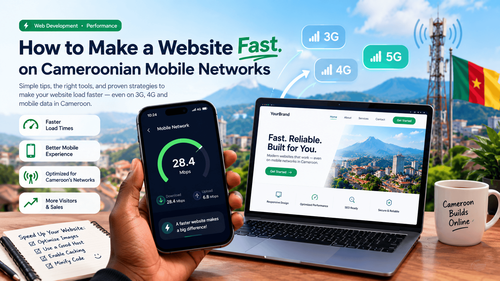 How to Make a Website Fast on Cameroonian Mobile Networks