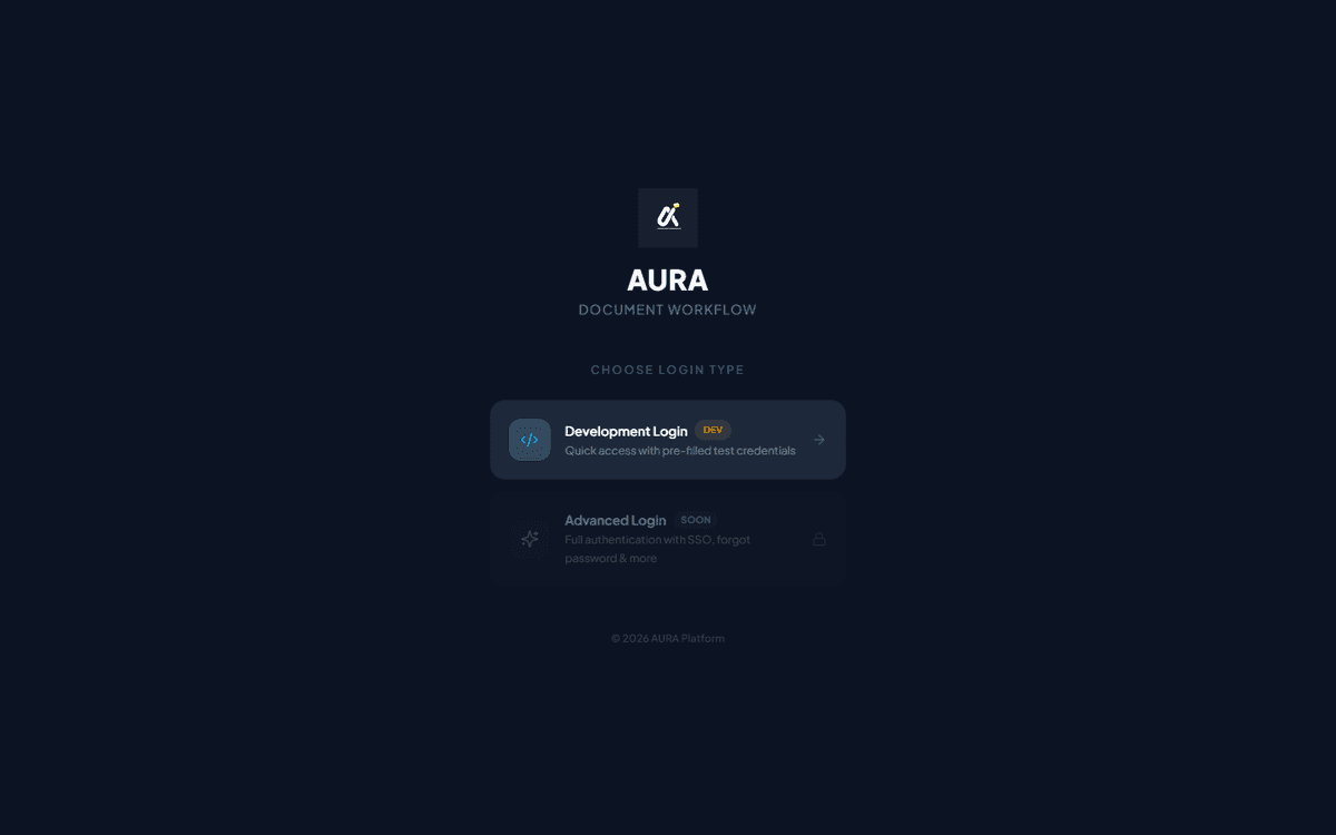 AURA Document Workflow